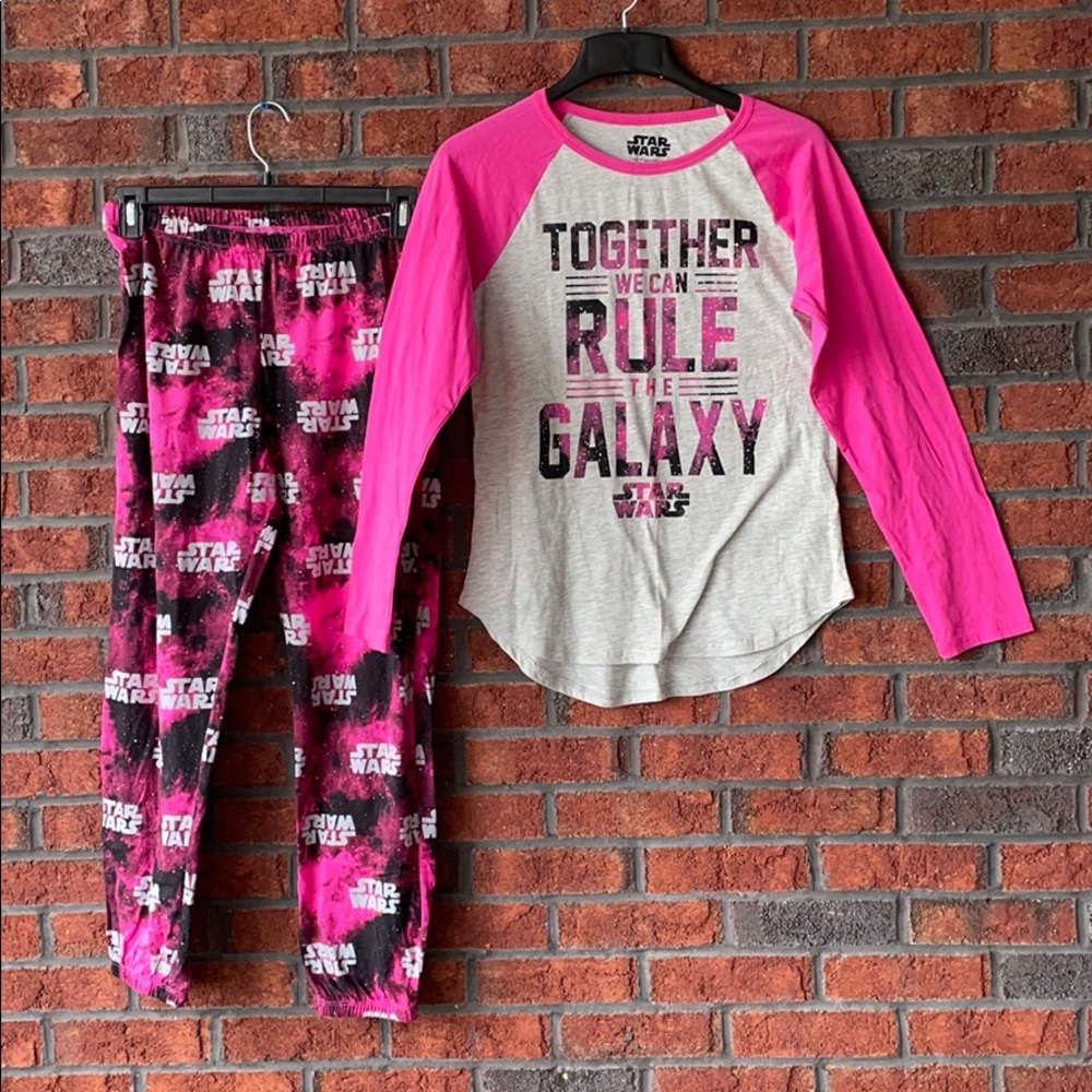 Star Wars Printed Pajama Lounge Pants and Shirt